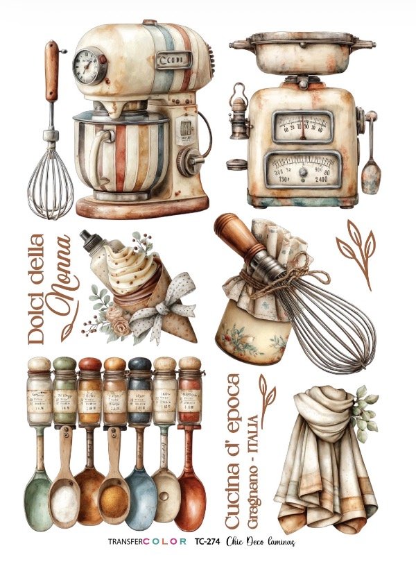 Producto - TransferCOLOR A4 TC 274 COCINA