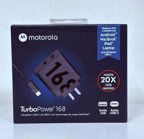 Producto - Cargador motorola TurboPower 168