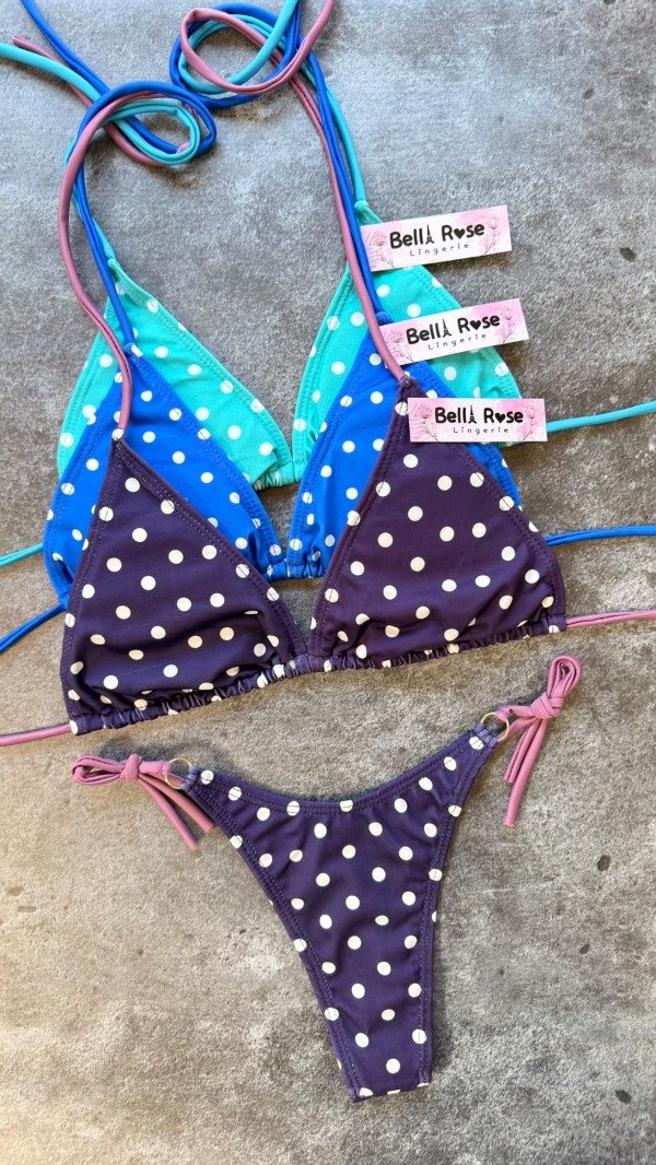 Producto - ART 1194 - PACK X4 (Bikini lunares)