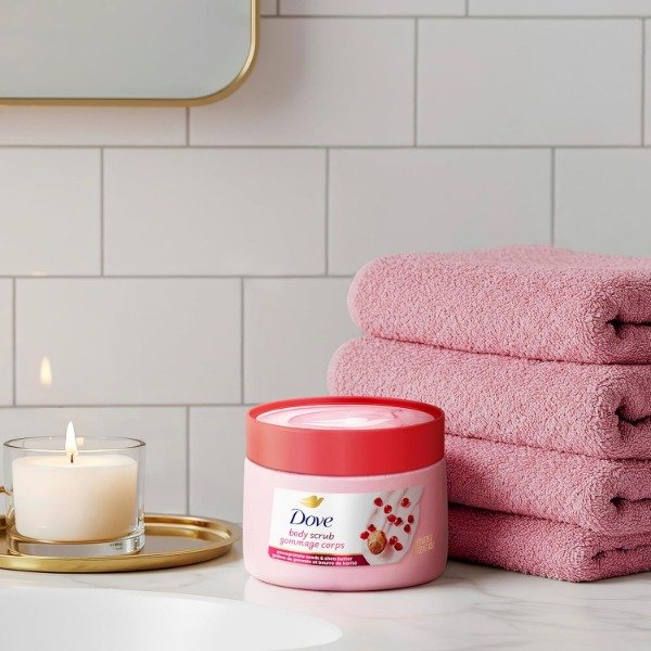 Producto - Dove Pomegranate and Shea Butter Body Scrub 425g - 2