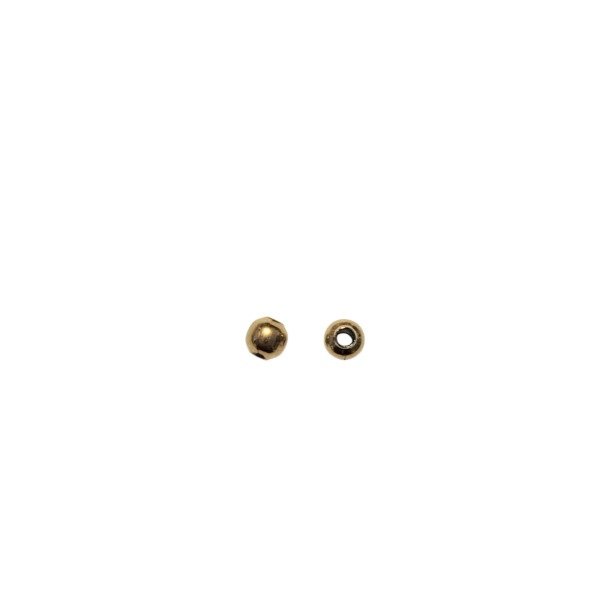 Producto - Bolita de acero quirúrgico DORADO 3mm x50uni.