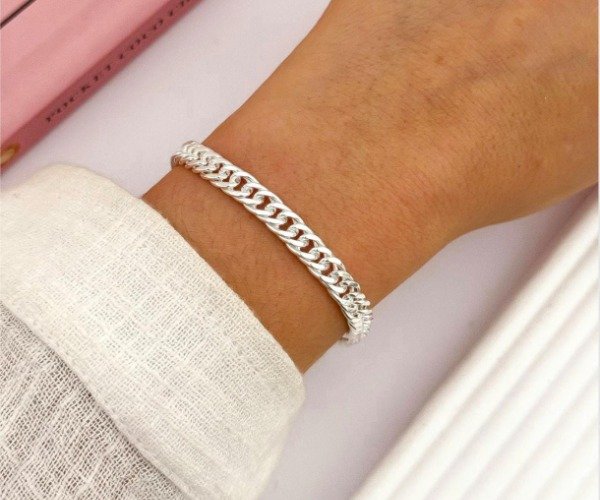 Producto - PULSERA ACERO BCO CHATA