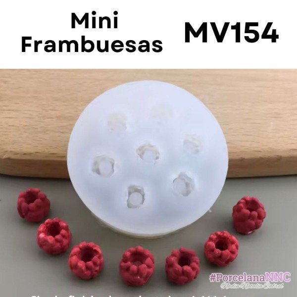 Producto - Mini Frambuesas velas postre gourmet MV154