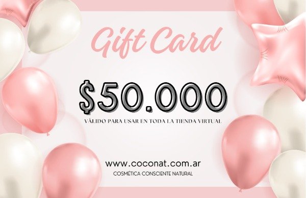 Producto - GIFT CARD TIENDA VIRTUAL COCONAT 50000