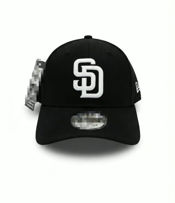 Producto - Gorra BASEBALL curva negra SD logo blanco