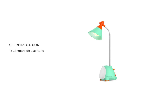 Producto - Lámpara De Escritorio Dinosaurios Con Luz Nocturna -Gadnic - 6