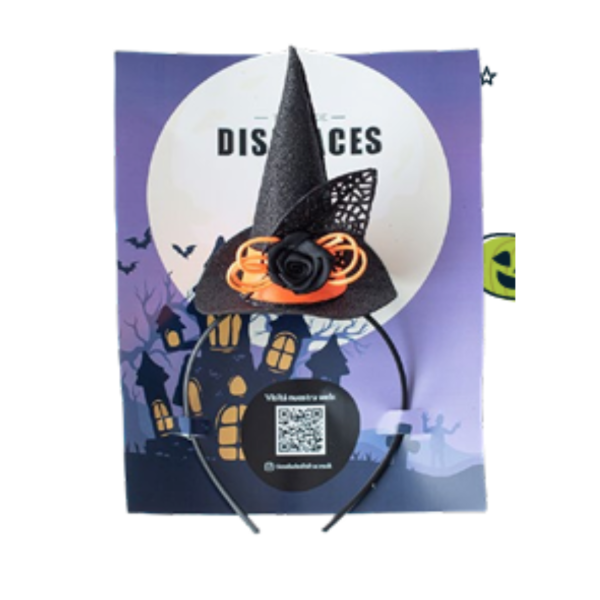 Producto - Vincha BABY WITCH NARANJA