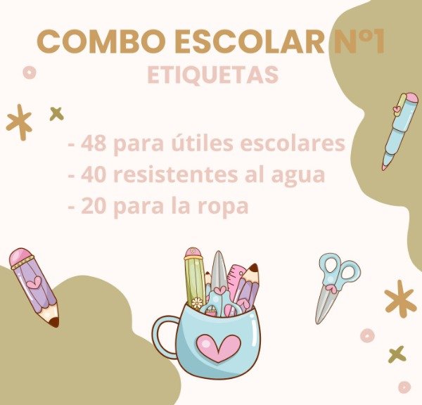 Producto - Combo Escolar N1