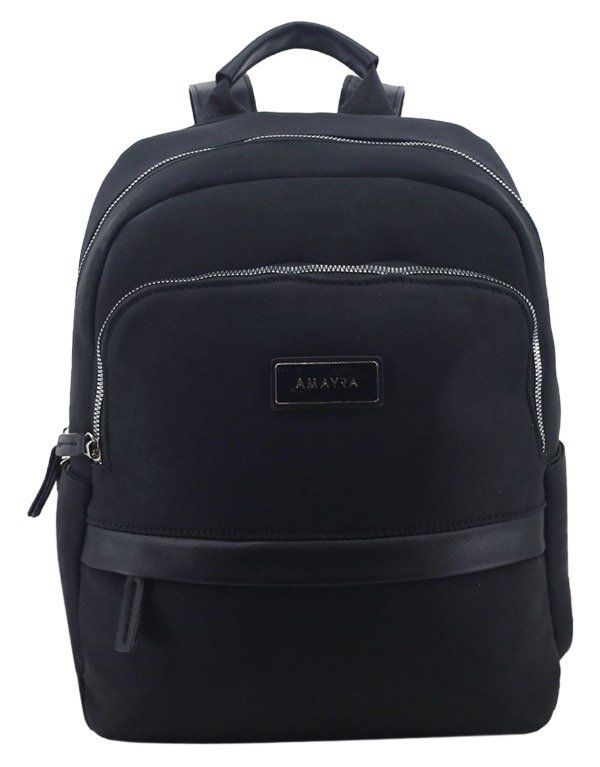 Producto - Mochila Amayra negra doble compartimento