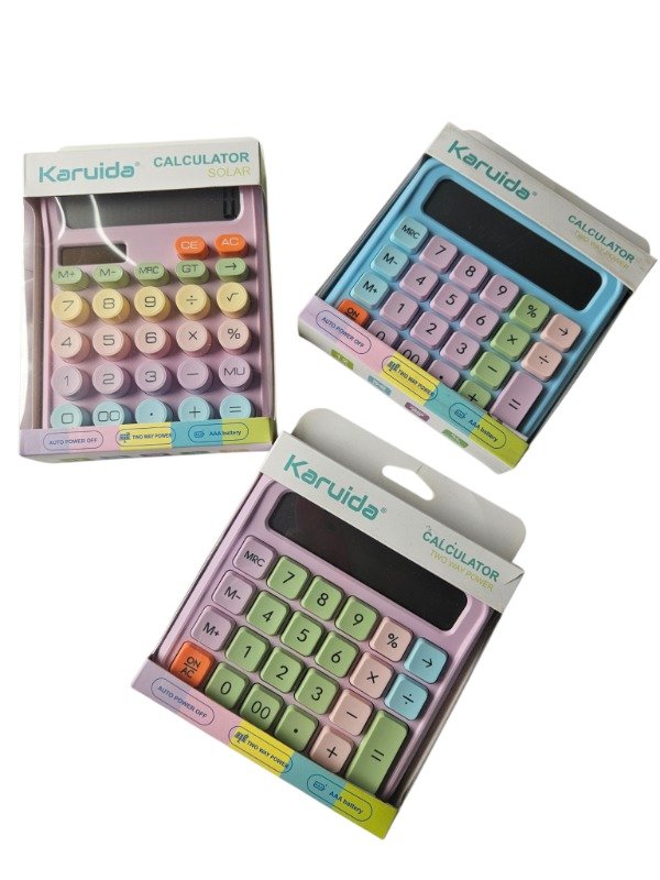 Producto - Calculadora pila y solar