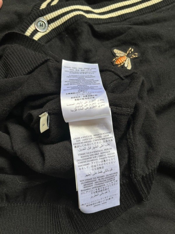 Producto - Gucci Bee Embroidery Wool Cardigan - 11
