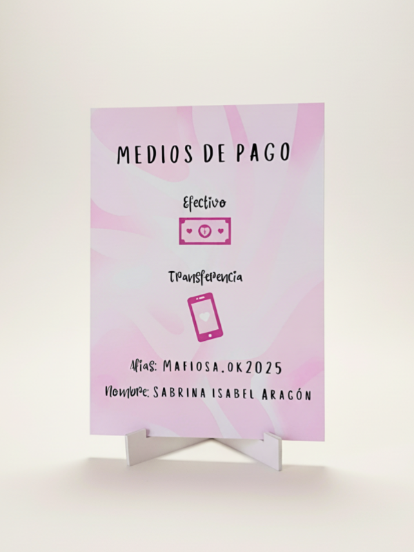 Producto - Cartel Mostrador en PVC