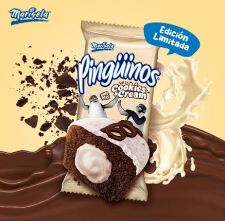 Producto - Pinguino MARINELA sabor cookies and cream - 1