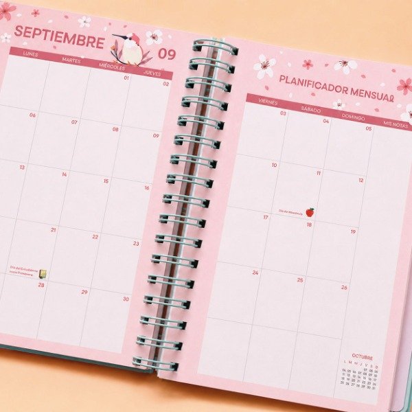 Producto - Agenda PREMIUM A5 - DIARIA GATOS - 12