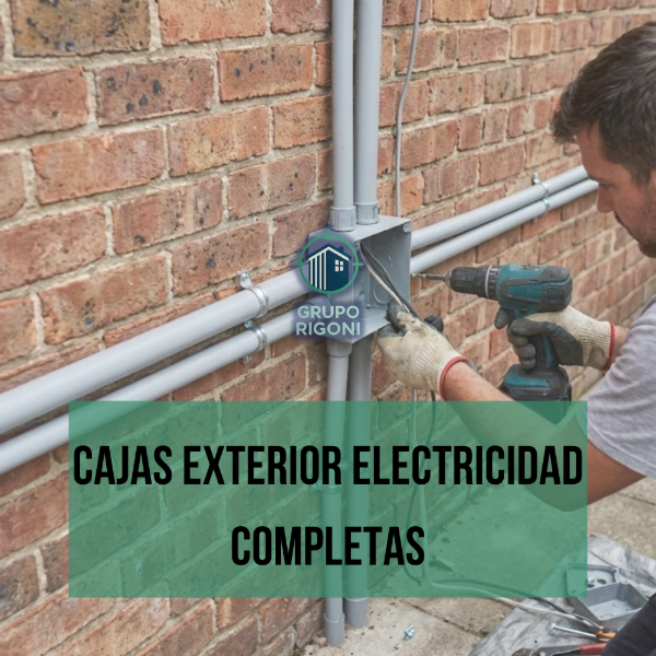 Producto - CAJAS ELECTRICIDAD EXTERIOR COMPLETA-Valor por unidad