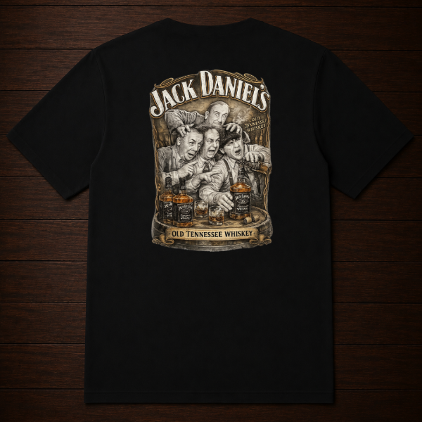 Producto - Remera - Jack Daniels los tres chifilados - 1
