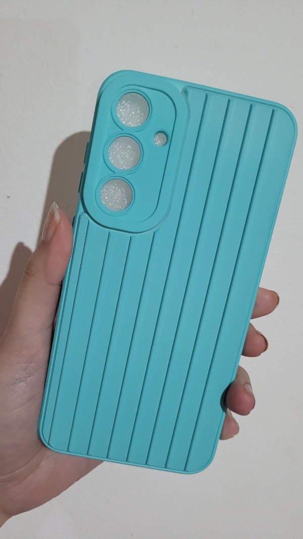 Producto - S23 fe funda con felpa dentro celeste