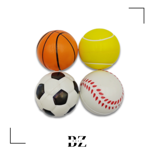 Producto - PELOTA ANTIESTRES DEPORTES VARIOS X 12 PCS 1746-4