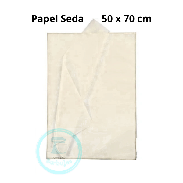Producto - Papel de Seda Blanco 50 x 70 cm x1