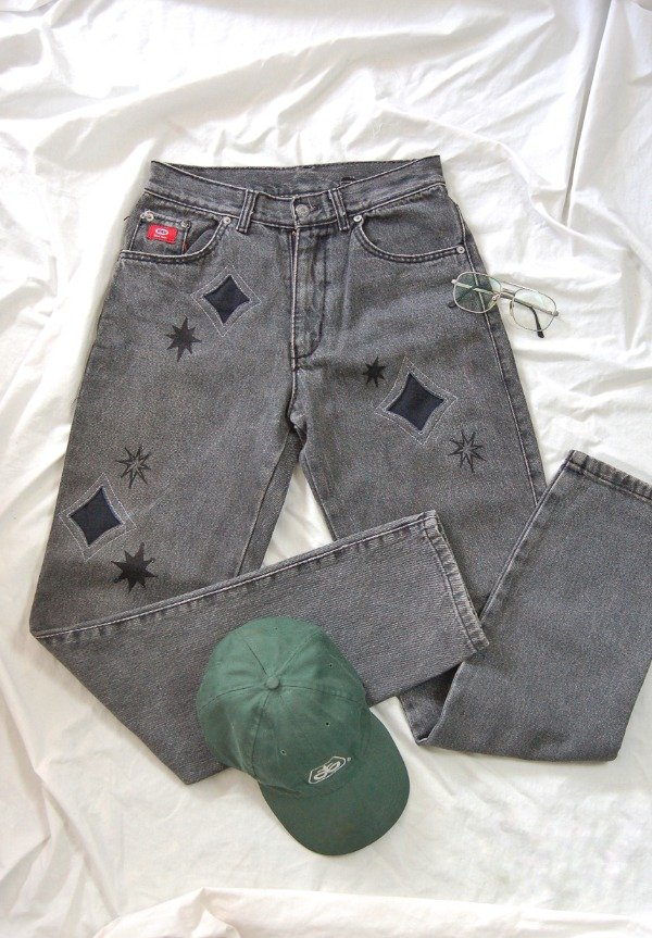 Producto - Jean negro estrellas