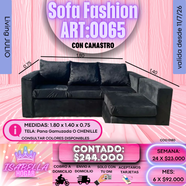Producto - SOFA CON CAMASTRO FASHION