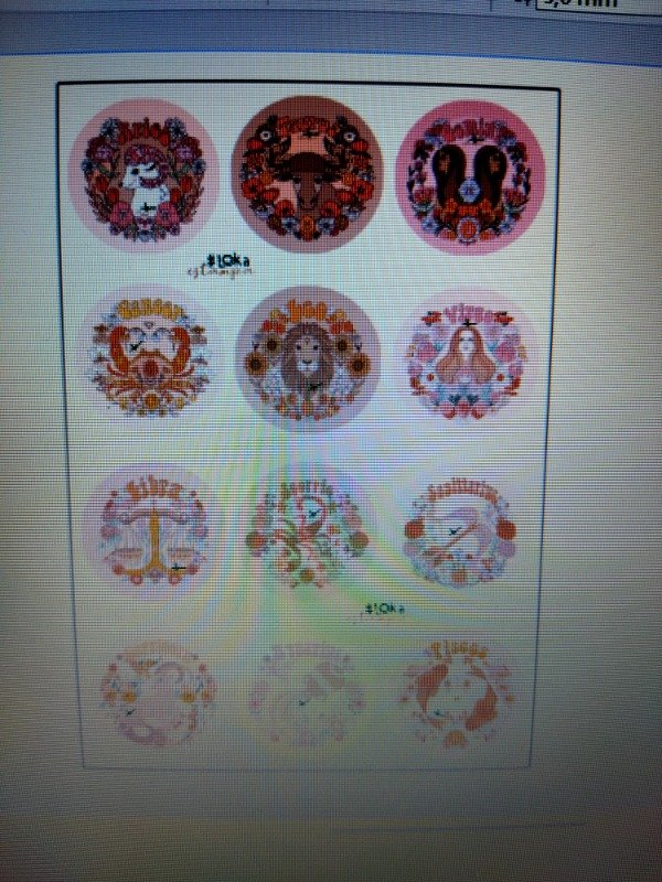 Producto - Termotransferibles 20x29cm Zodiaco #1