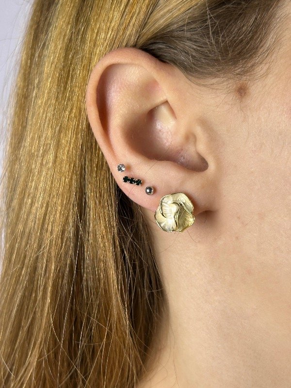Producto - AROS DORADOS ROSA BLANCA 1892