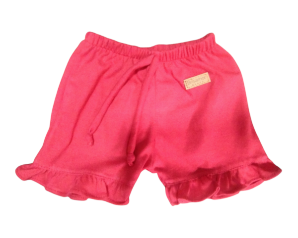 Producto - SHORT CON VOLADOS ROJO