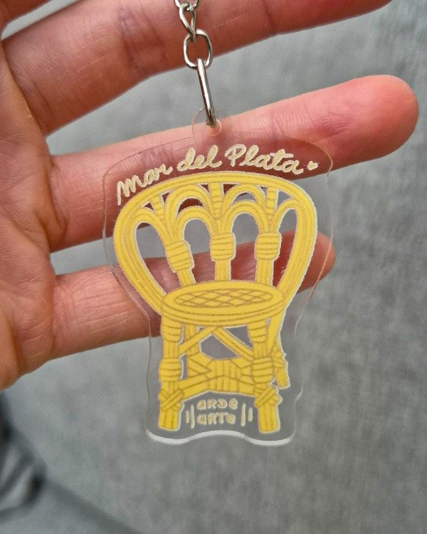 Producto - Llavero Silla mimbre