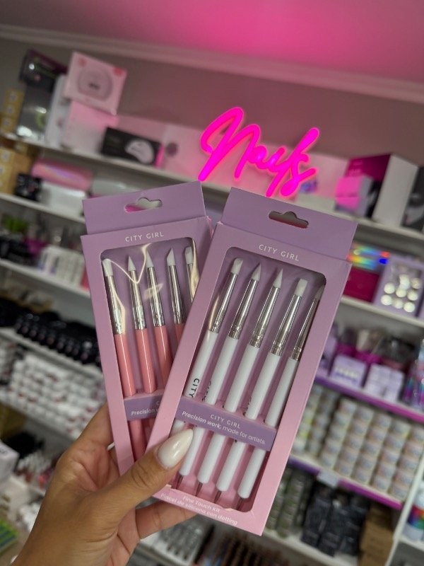 Producto - Set doble punta doting y pincel de silicona