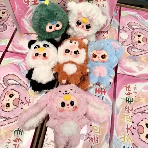 Producto - Caja Sorpresa Peluche Baby Three Cutie Kawaii 16x10 cm