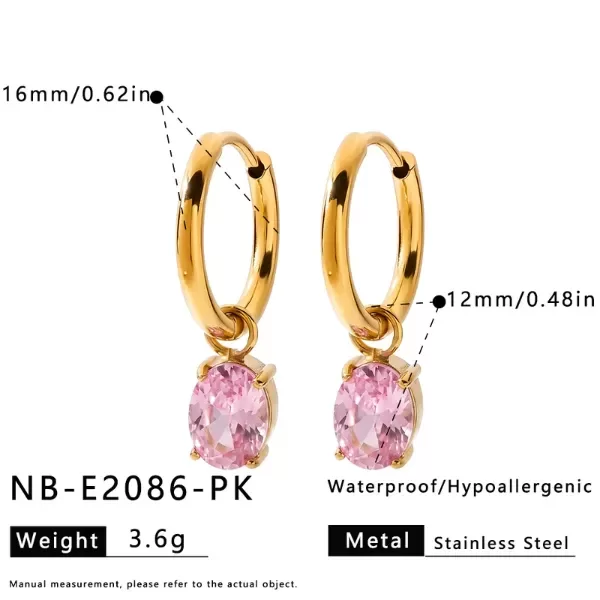 Producto - Aros Gemma Rosa - 3