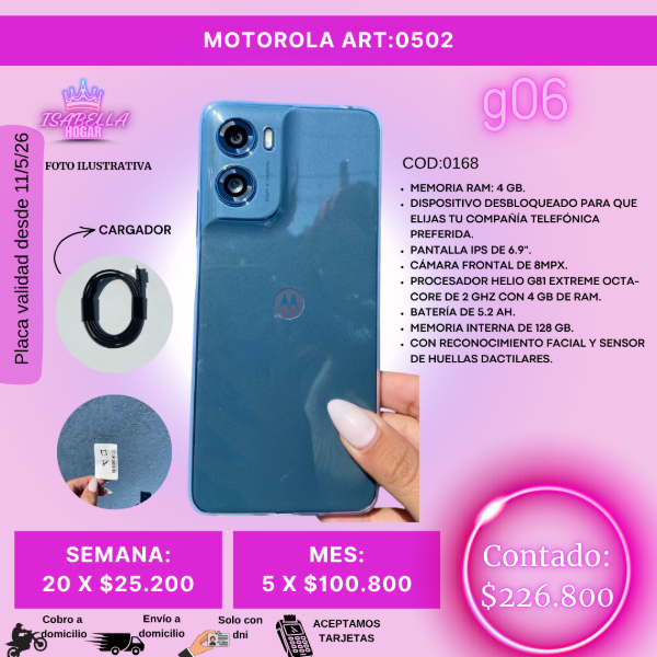 Producto - CELULAR MOTOROLA g06