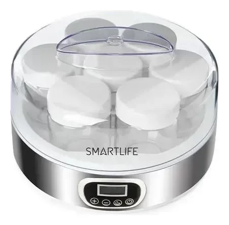 Producto - Yogurtera SMARTLIFE 7 Vasos Display Led Temporiz Digital