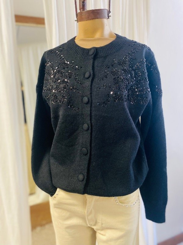 Producto - Cardigan Bordado Negro