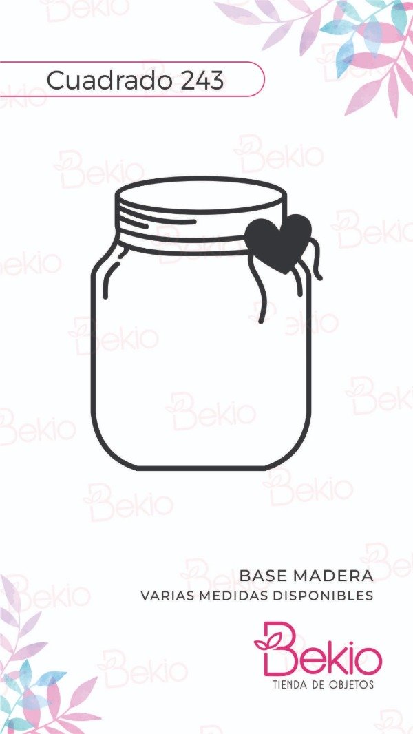 Producto - Sello Cuadrado 243 - Frasco