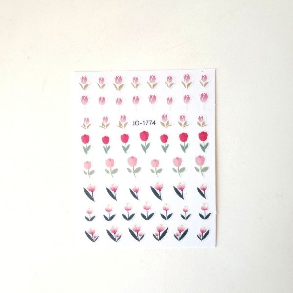 Producto - Plancha de stickers mini - Tulipanes