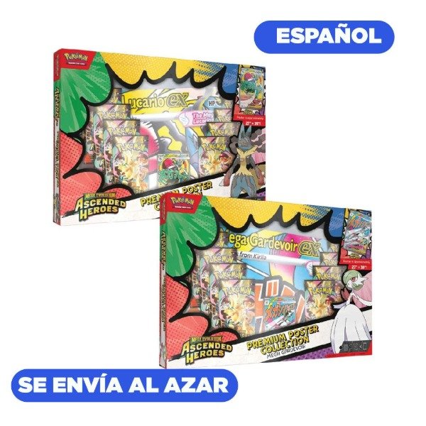 Producto - Pokemon TCG Mega Evolution Ascended Heroes Premium Poster Collection Español
