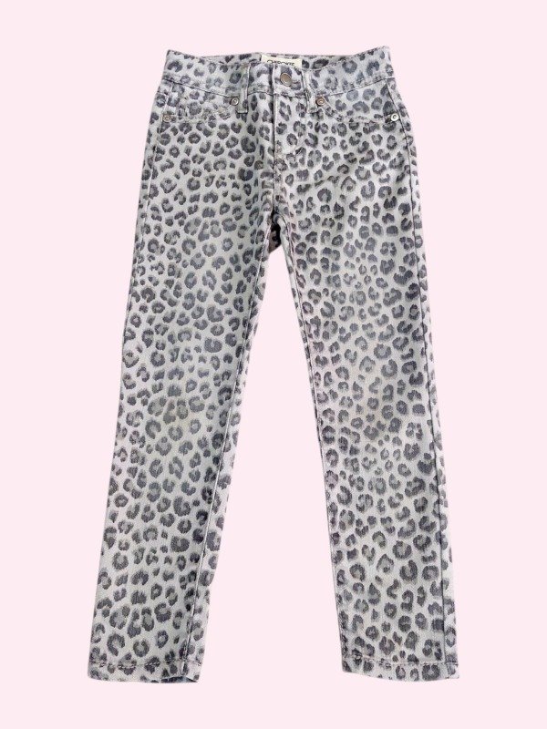 Producto - Pantalon de jean animal print gris Cherokee 5 años