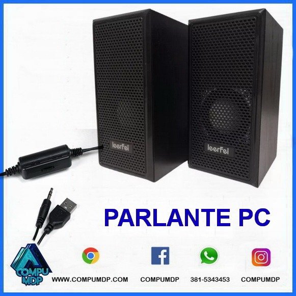 Producto - PARLANTES DE PC LEERFEI M-1017