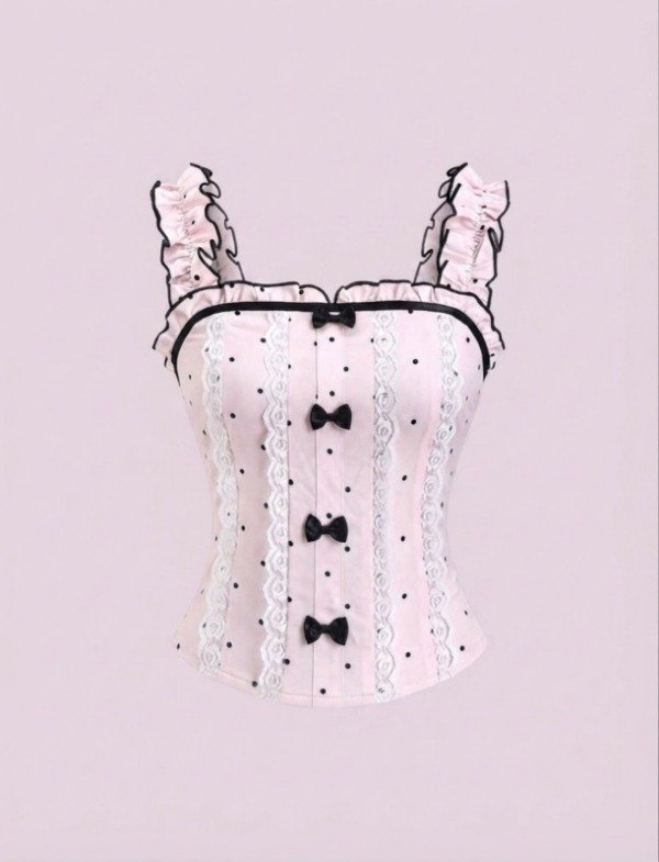 Corset Doll Dots Bow
