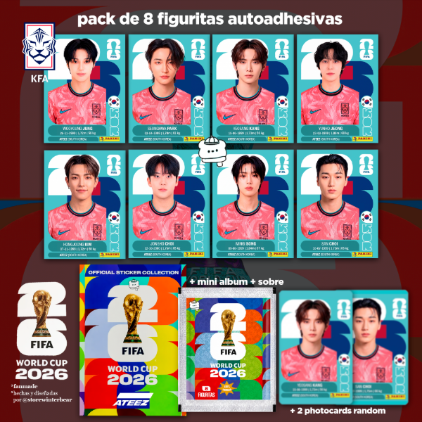 Producto - pack figuritas korea ateez