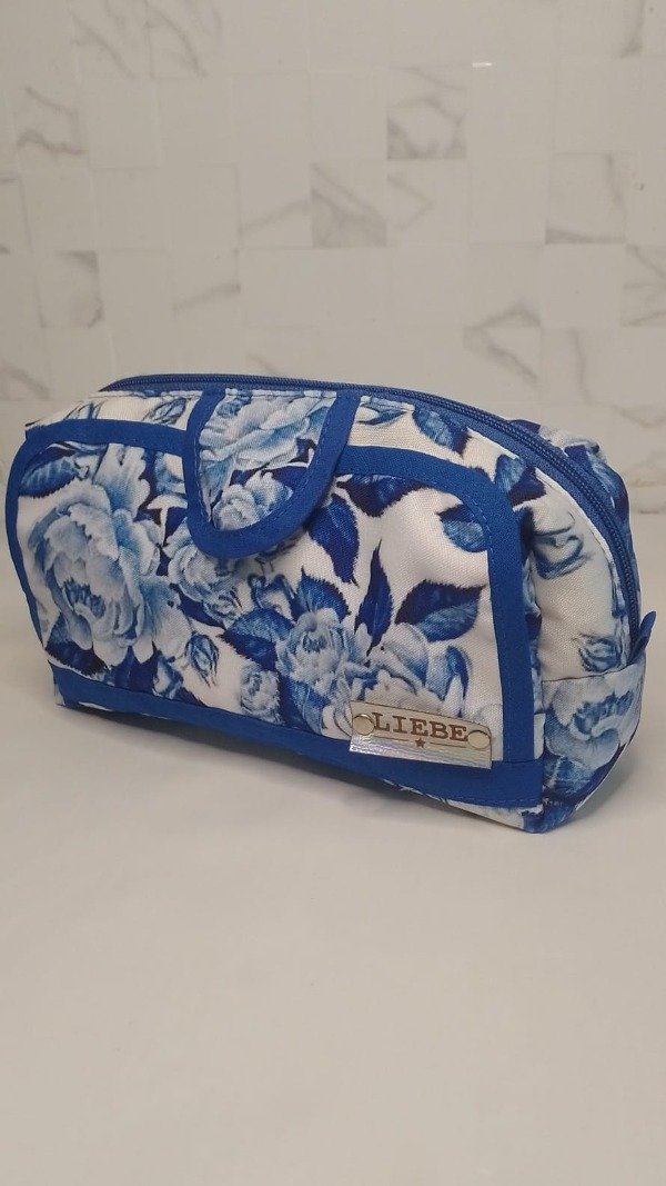 Producto - Cartuchera Flor Azul