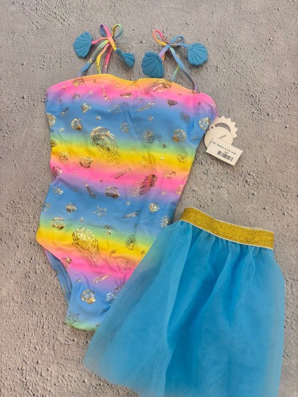 Producto - Maya enteriza nena con tutu y brillo