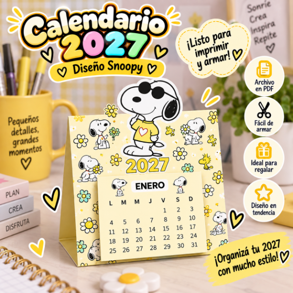 Producto - PACK CALENDARIOS 2027 CON 6 DISEÑOS - 2
