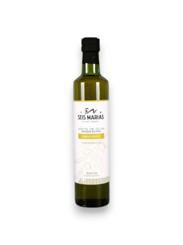 Producto - Aceite de Oliva Virgen Extra - Seis Marías Sabor Medio x500ml