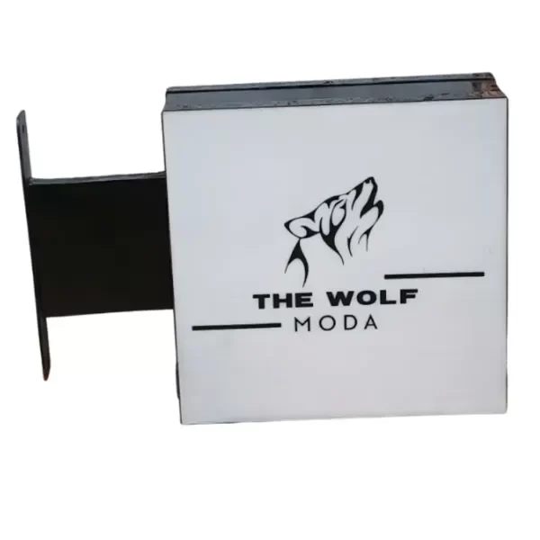 Producto - Cartel Saliente Luminoso Cuadrado 35CMx35CM