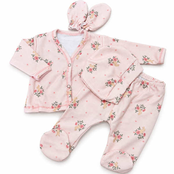 Producto - Ajuar rosa conejita - 0