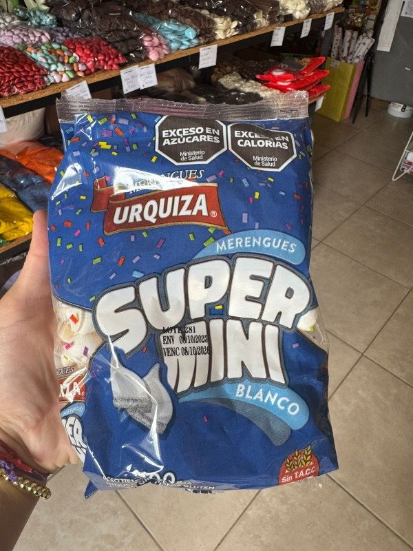 Producto - Merengue urquiza super mini x100 grs.