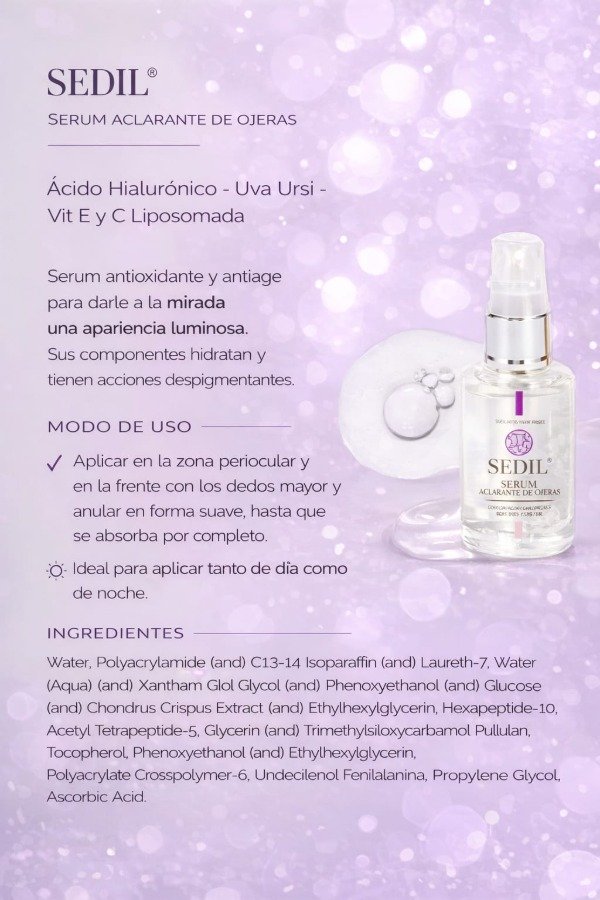 Producto - Sedil serum para ojeras Pigmentadas